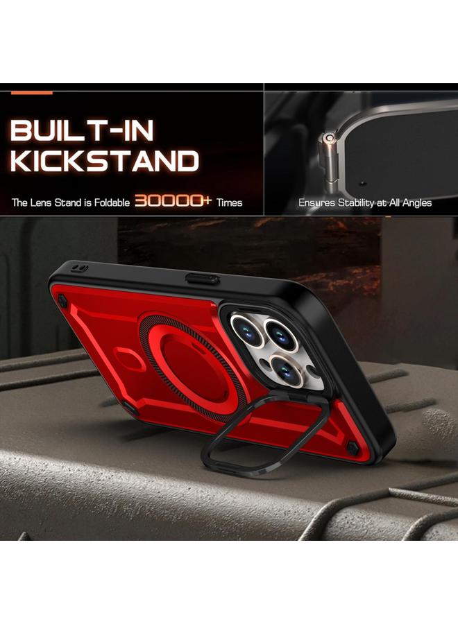 S-TOP Case For iPhone 14 Pro Max MagSafe PC Phone Case with Lens Holder - Image 4