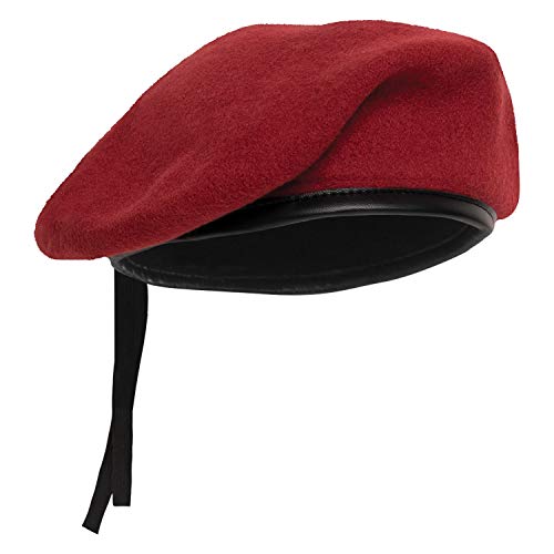 Rothco G.I. Style Wool Beret (US, Numeric, 7 1/4, Red) - Image 1