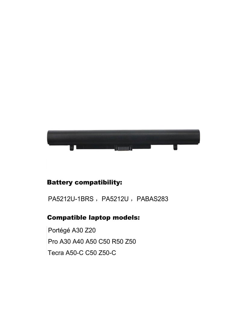 Terabyte REPLACEMENT 14.8V 2600mAh/38Wh PA5212U-1BRS PA5212U Laptop Replacement Battery for Toshiba Satellite Pro A40 A50 C50 Z50 R50 A40-C A50-C R50-B A30 A50 C40 Z20 R40 A30 -C A50 -C R50-C Z50-C Series Laptop PC - Image 4