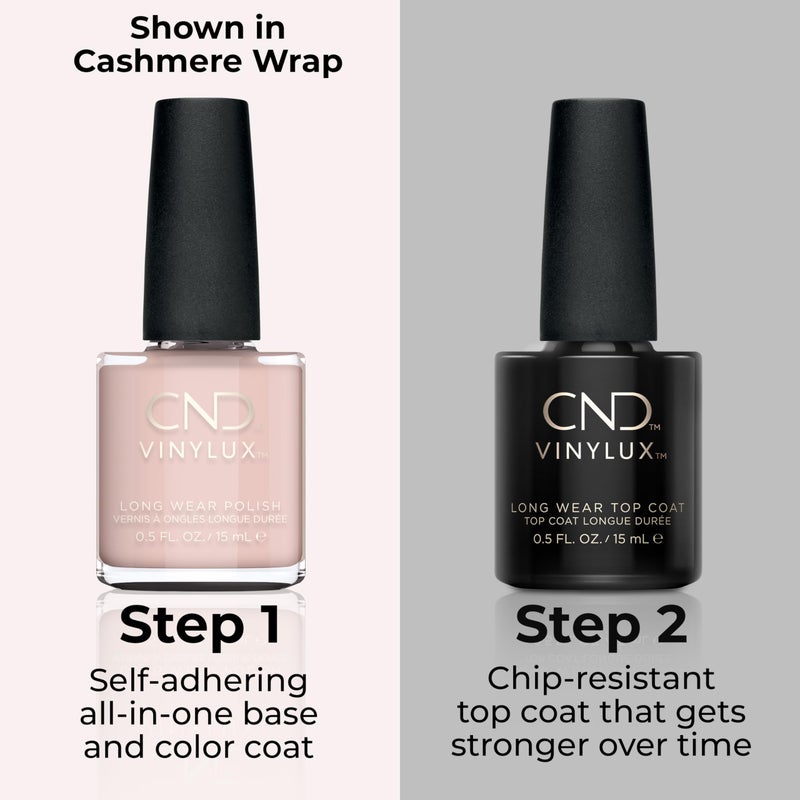 CND Vinylux Longwear Pink Nail Polish, Gel-like Shine & Chip Resistant Color, 0.5 Fl Oz - Image 4