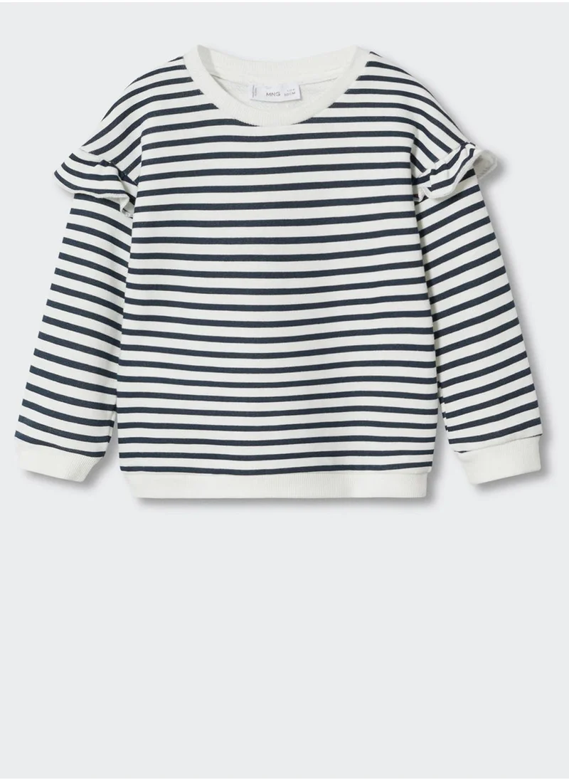 MANGO Infant Striped Sweatshirt