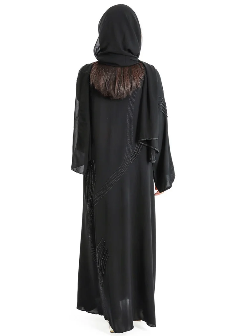 IKKXA Artisan Elegance Handwork Abaya AIK5016