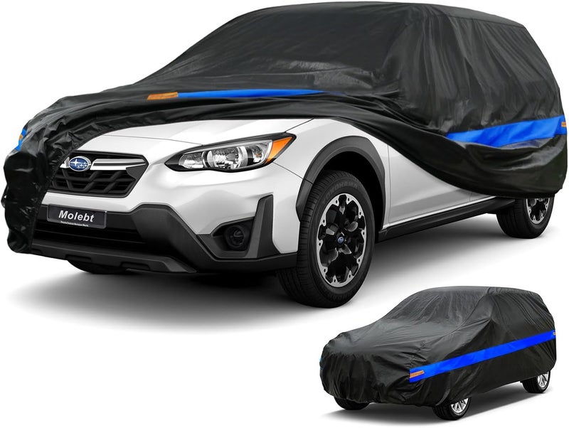 Molebt SUV Car Cover Waterproof All Weather for Automobiles, Universal Fit Kia Soul, Subaru CrossTrek/Forester, Ford Escape, Hyundai Tucson, Honda Element, Lincoln MKC, Mazda CX-30 etc. - Image 1