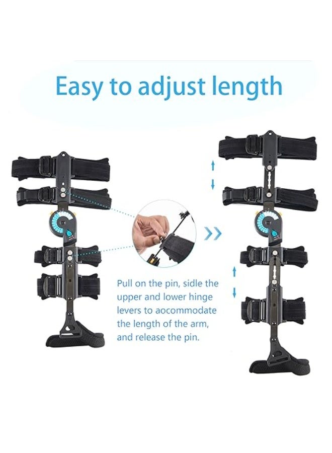 دعامة مرفق قابلة للتعديل – دعم واستقرار للذراع بعد الإصابة – سهل الاستخدام ومريح لليد - Image 5