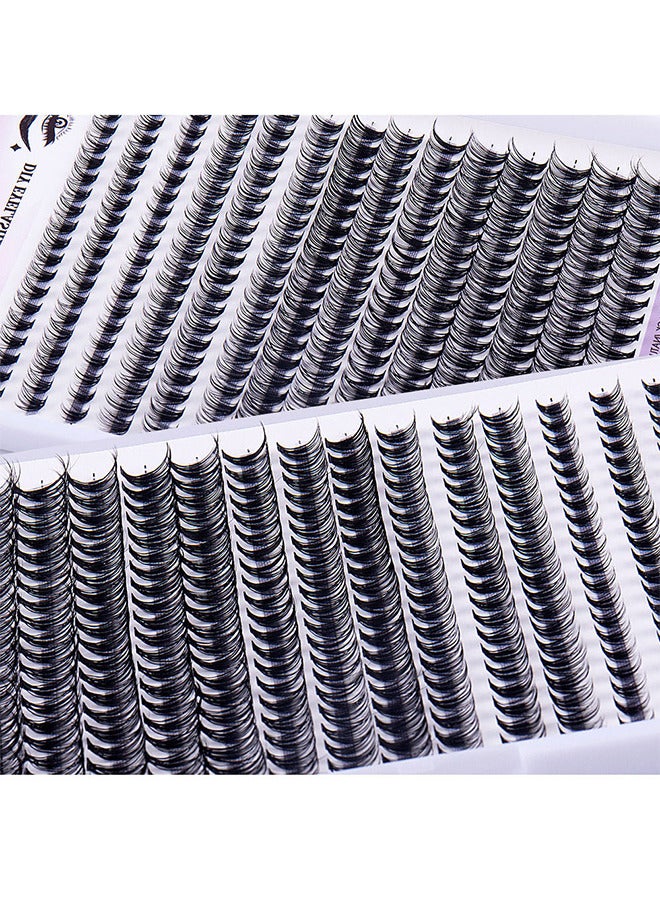 Depend 280PCS DIY Lash Extension Kit Lash Clusters Kit Individual Cluster Lashes With Waterproof Lash Bond And Seal And Tweezers D Curl Eyelash Extension Kit - Image 5