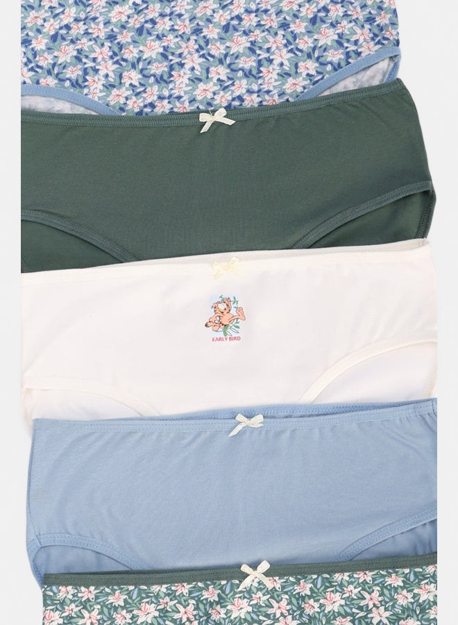 Carina Pack of 5 Girly Brief Panties - Image 3