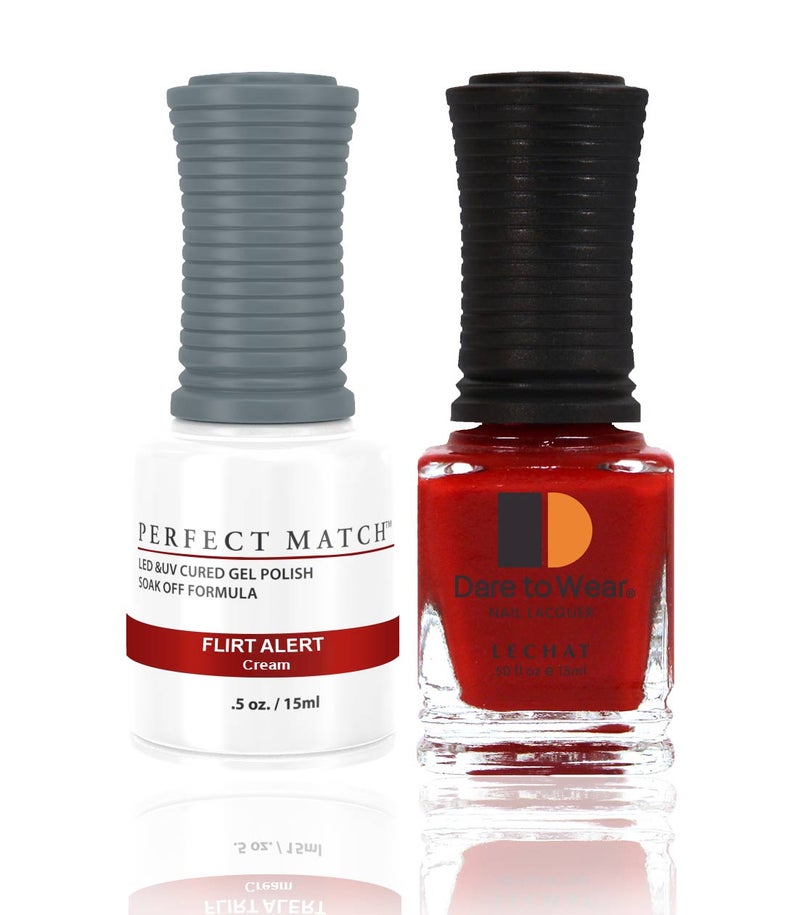 Lechat Perfect Match Gel Nail Polish 15ml Soak Off Long Lasting High Shine UV LED Gel Non Toxic Easy Application Wide Color Range for Manicure and Pedicure  Flirt Alert PMS187