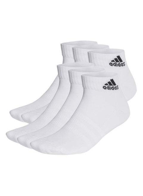 adidas C SPW ANK 6P White Training SOCKS for Unisex - KXL
