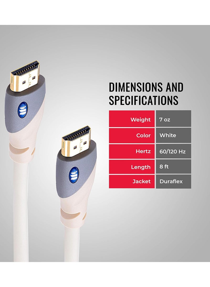 Monster 122948-00 Monster Essentials Ultra Hd 4K Hdmi Cable 8Ft - (Pack Of1) - Image 5