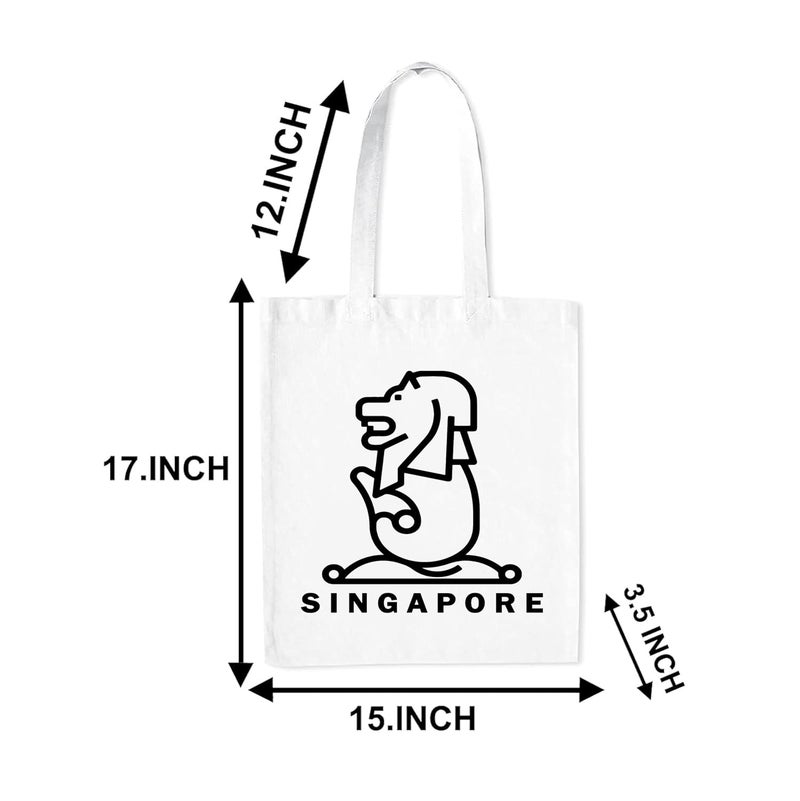 VVWV Travel Place Tote Bag for Women Girls Office Travel Purchase Stylish Bags (L x H 15 x 17 Inch) - Image 5