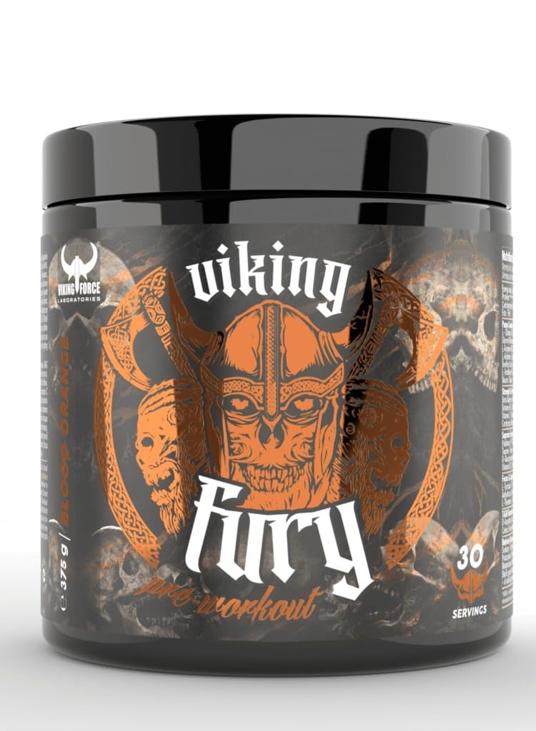 VIKING FORCE LABORATORIES Fury Pre-Workout - Cola Flavor - 300 g Energy, Focus And Endurance Booster With Creatine, Beta-Alanine And Caffeine - Image 1