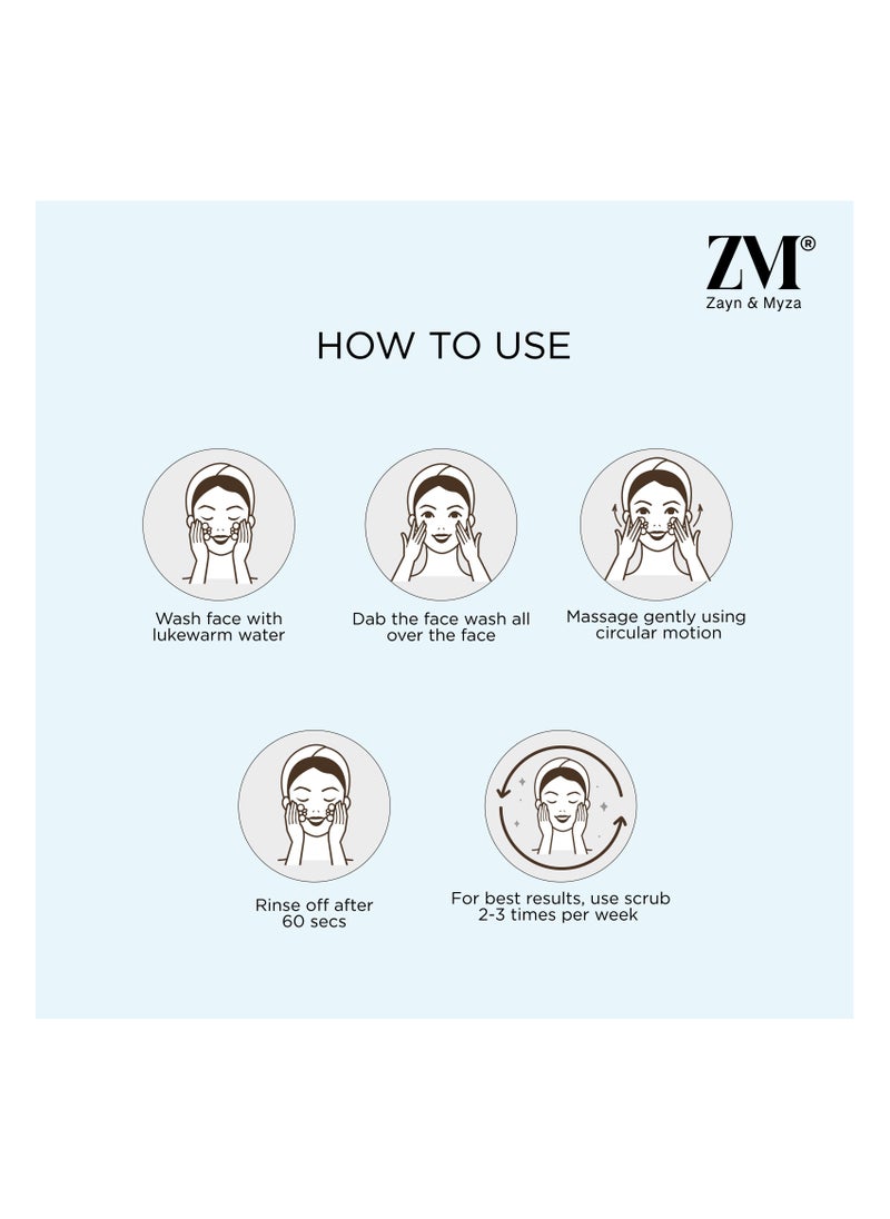 ZM Zayn & Myza - Zayn & Myza, Active Charcoal Face wash, Anti pollution & Deep Cleasneing help remove dirt & purify the skin, leaving refreshed -150 ml - Image 1