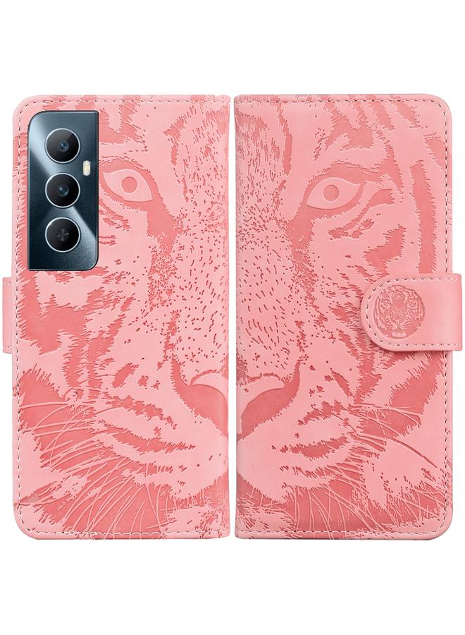 S-TOP Case For Realme C65 4G Tiger Embossing Pattern Flip Leather Phone Case - Image 1