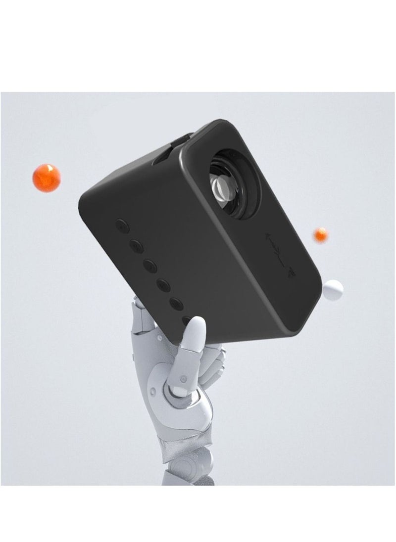 Mini YT500 Projector With Corded Same Screen High-speed Picture Built-in Composite Diaphragm Speaker Portable LED Projector