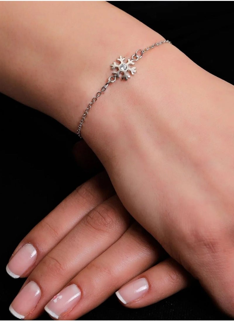 LAOONT - Snowflake Bracelet for Women - Image 1