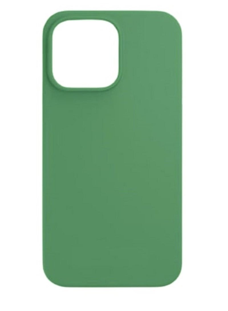 IAF Soft and flexible silicone case for iPhone 15 Pro Max Green - Image 1