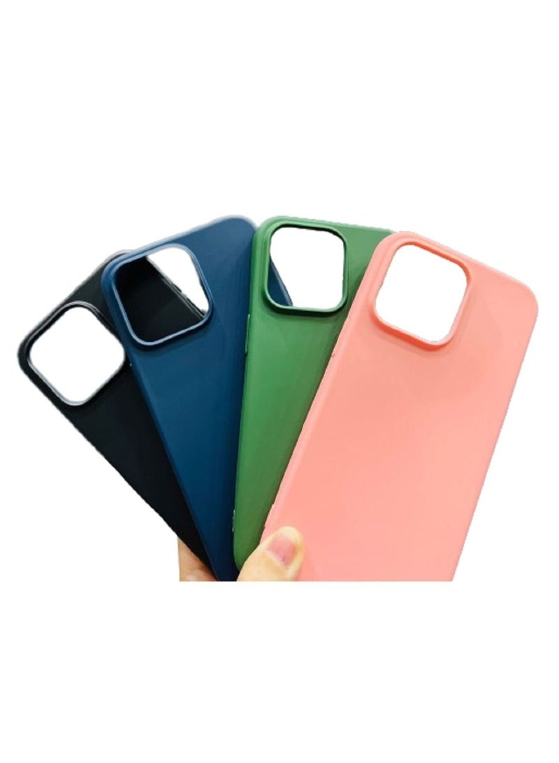 IAF Soft and flexible silicone case for iPhone 15 Pro Max Green - Image 2