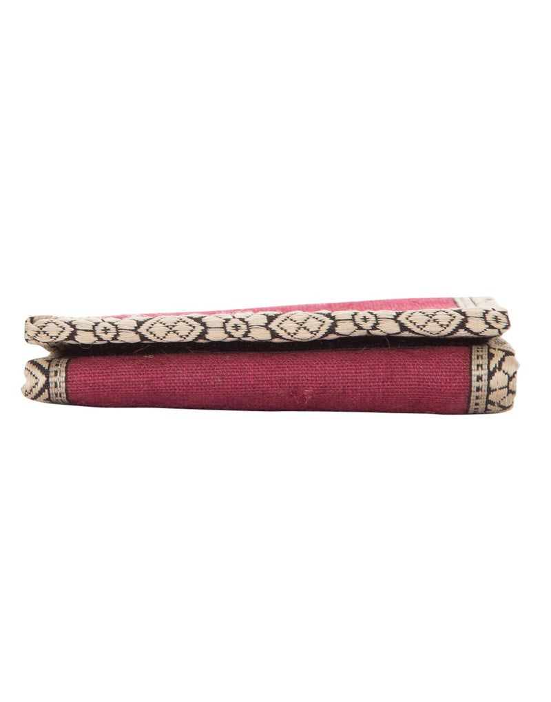 Jute Cottage Eco-Friendly Women Maroon Wallet - Image 4