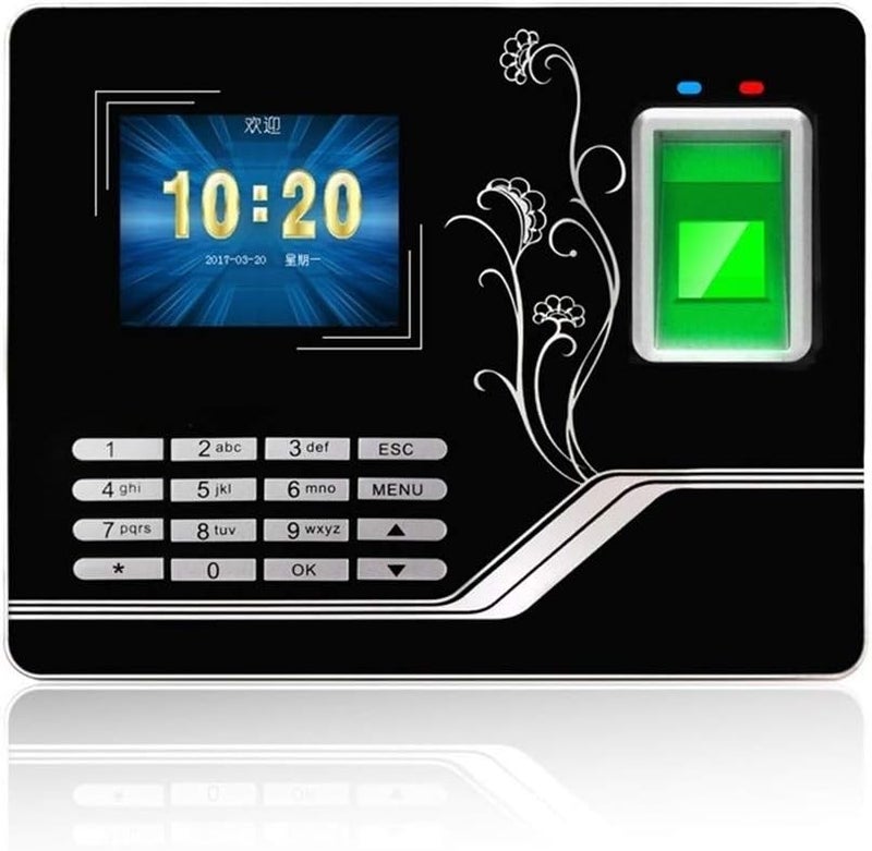 Fingerprint Time Attendance Machine With English Chinese Support And Ring Function - Image 1
