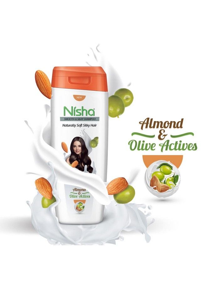 Nisha شامبو شعر ناعم وحريري طبيعي 180 مل - Image 4