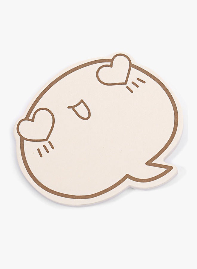 NIBEMINENT 25-Piece Cartoon Sticky Notes Blue - Image 3