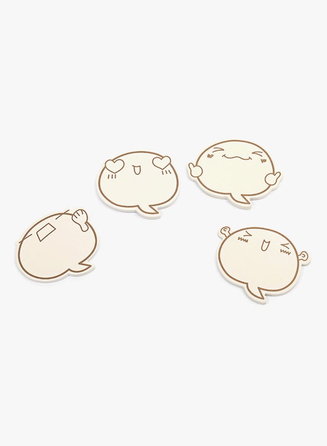 NIBEMINENT 25-Piece Cartoon Sticky Notes Blue - Image 5