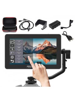 FEELWORLD F6 Plus+Battery + Charger +Carrying Case 6 inch Touch Screen DSLR Camera Field Monitor with HDR 3D LUT Small Full HD 1920x1080 Support 4K Input Output - pzsku/ZD35235FA075FC1BE25CCZ/45/_/1732280553/9499cdbe-eed2-4ede-abfe-0cf60403d507