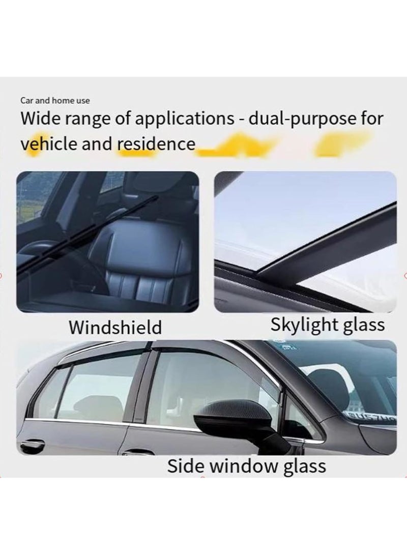 SYOSI Auto Glass Polishing Liquid, Car Windshield Scratch Remover, Oil Film Cleaner, Polishing Compound for Car Windows, Easy to Use, Suitable for Vehicle Owners, 2PC - Image 2