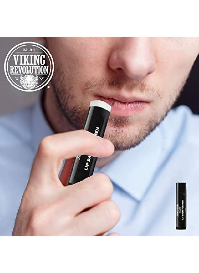 Viking Revolution - All Natural Lip Balm For Men Mens Lip Moisturizer Lip Care For Men For Dry Cracked Chapped Lips - Image 1