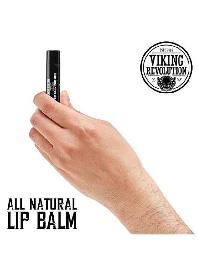 Viking Revolution - All Natural Lip Balm For Men Mens Lip Moisturizer Lip Care For Men For Dry Cracked Chapped Lips - Image 1