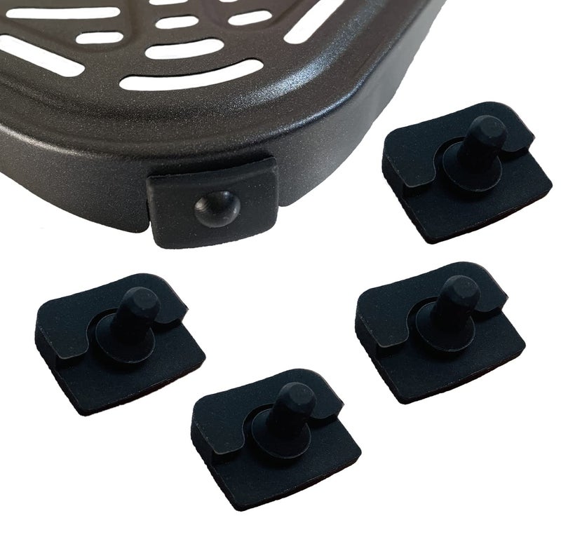 4PCS Air Fryer Rubber Bumpers for COSORI 68 Quart Air Fryers Upgraded Air Fryer Silicone Rubber Feet Rubber Tabs Rubber Tips Rubber Stoppers for COSORI 68QT Air Fryer Tray