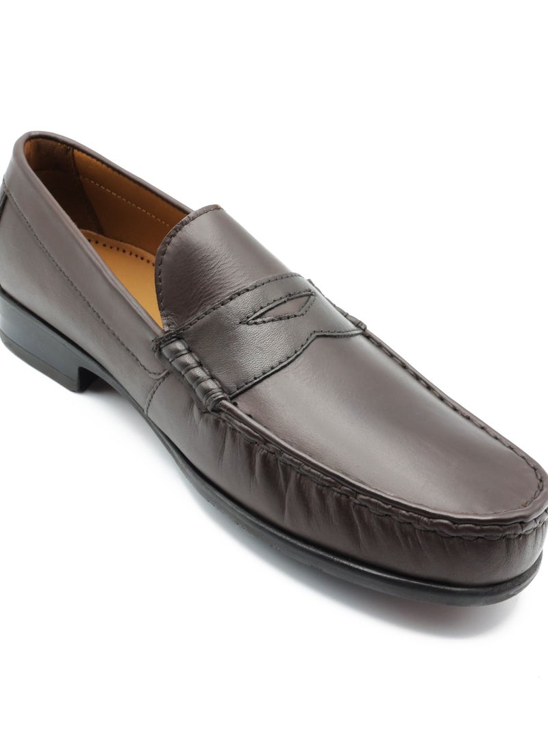 Mont Hawk - Mont Hawk Brown Ara Mocc Genuine Leather Shoes - Image 1