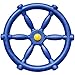 Jungle Gym Kingdom Pirate Ship Wheel for Kids Toy Steering Wheel for Treehouse Outdoor Playhouse Backyard Playset or Swing Set Playground Accessories Attachments Blue - Image 3