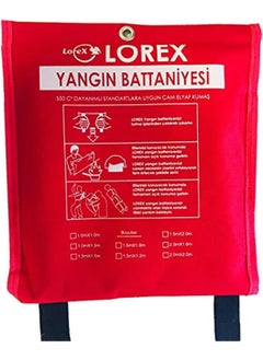 Lorex LR-FB1010C Fire Blanket 100CM x 100CM with Bag 