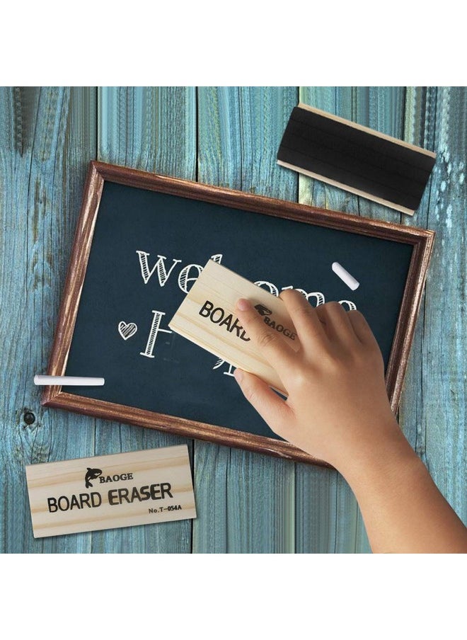 Heqishun Chalkboard Erasers 6 Pack Wool Felt Eraser Dustless Blackboard Eraser Cleaner Chalk Eraser For Teachers And Kids  - Image 2