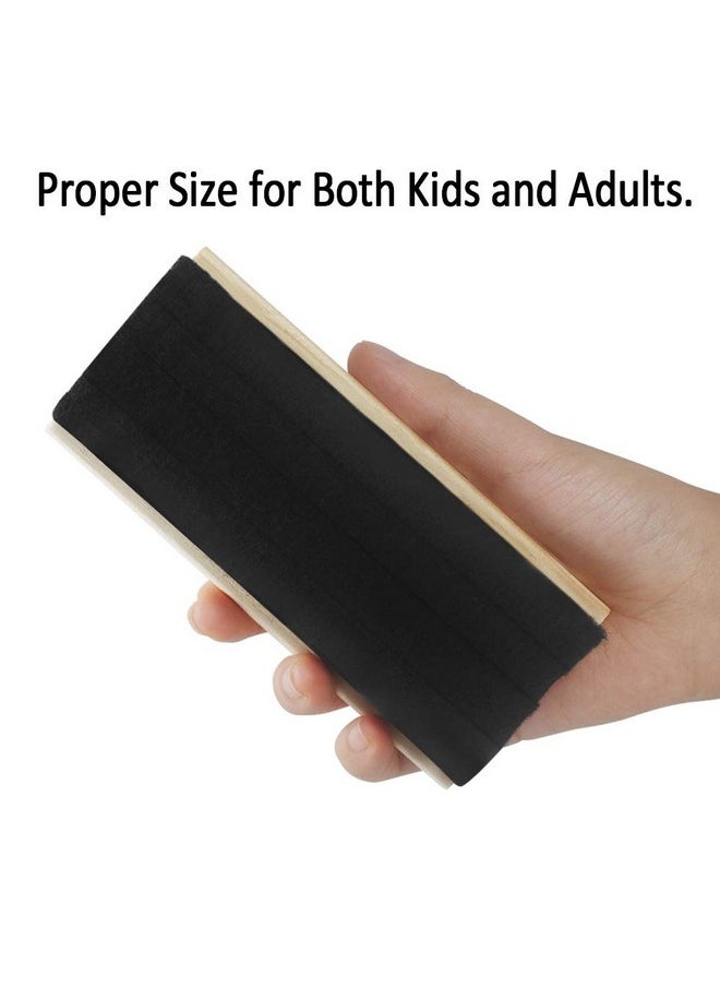 Heqishun Chalkboard Erasers 6 Pack Wool Felt Eraser Dustless Blackboard Eraser Cleaner Chalk Eraser For Teachers And Kids  - Image 5