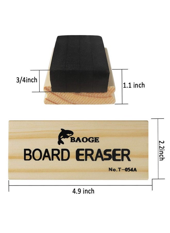 Heqishun Chalkboard Erasers 6 Pack Wool Felt Eraser Dustless Blackboard Eraser Cleaner Chalk Eraser For Teachers And Kids  - Image 4