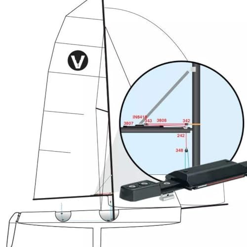 Harken 40mm Carbo T2 Soft Attach Block - Open Centre - Image 3