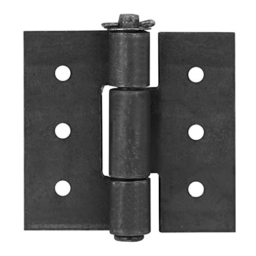 Fanmao فانماو 6 قطع مفصلات باب بوابة ملحومة 3-1/4" × 2" مع دبوس قابل للإزالة للباب المعدني، سمك 3/32" - Image 1