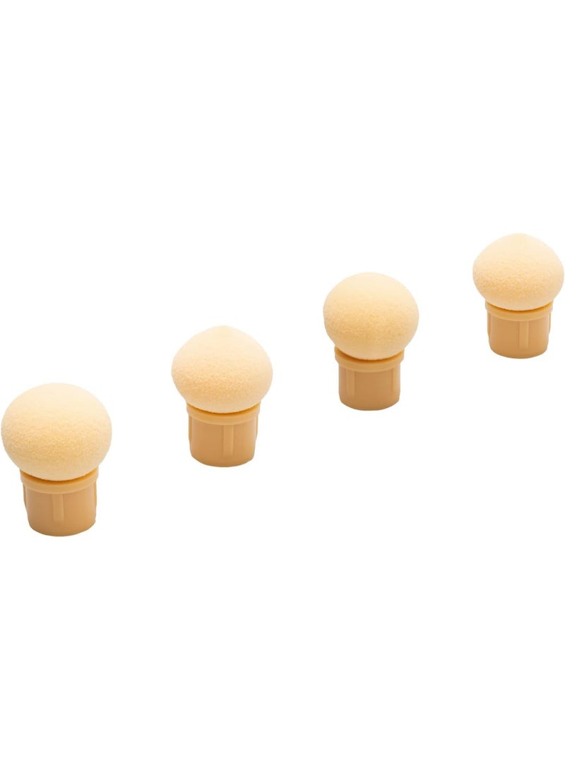 mylee Dual Ended Sponge Applicator Pen Portable Dimensions Buffs Pigments Glitters and Flakes Gradient Ombre Effect DIY Nail Art Tool 4 Replacement Heads Vegan and Cruelty Free - Image 2