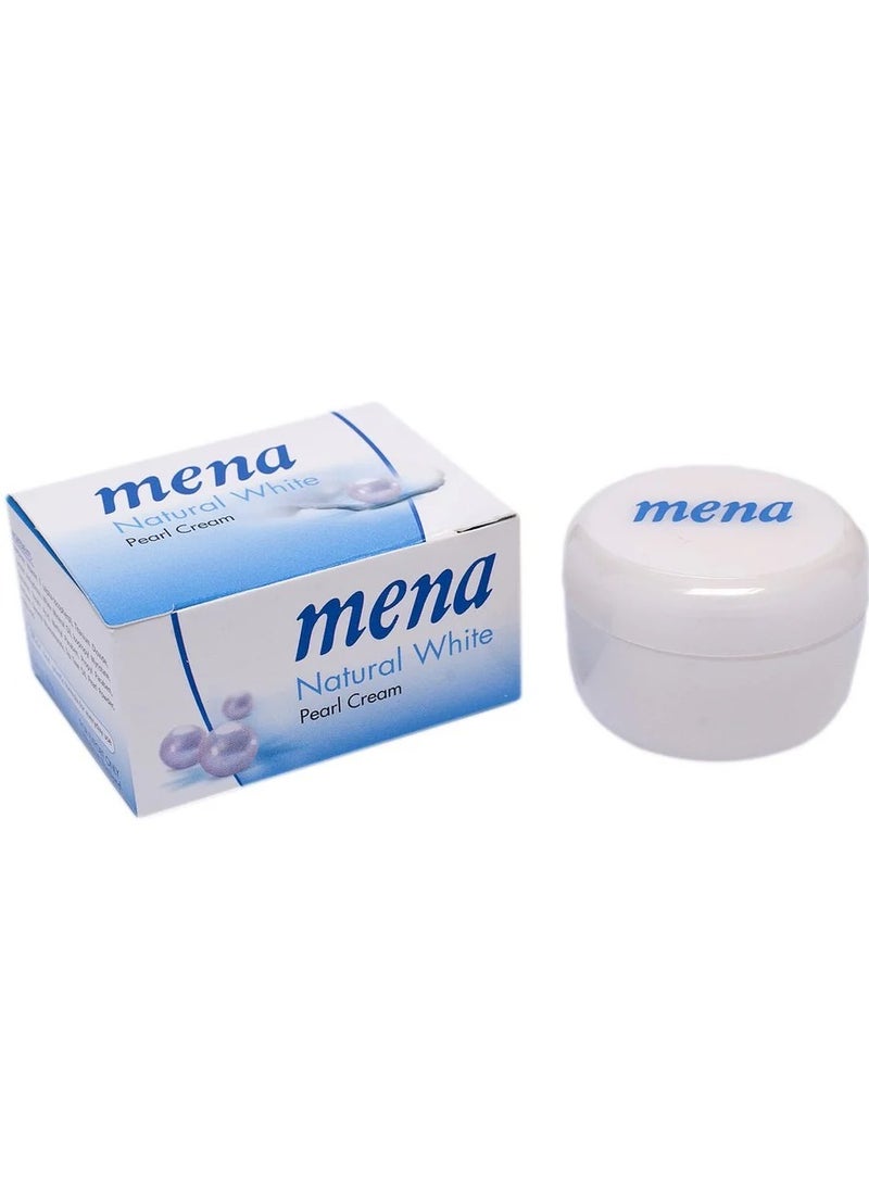 Mena Two Pieces Of Natural White Pearl Cream - Image 2