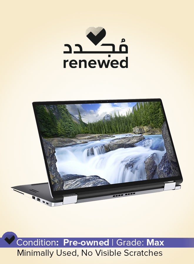Renewed - Latitude 7400 2in1 Laptop With 14-Inch Touch Screen Display,Intel Core i7/Dual Core/8th Gen/16GB RAM/256GB SSD/Windows 11 English silver