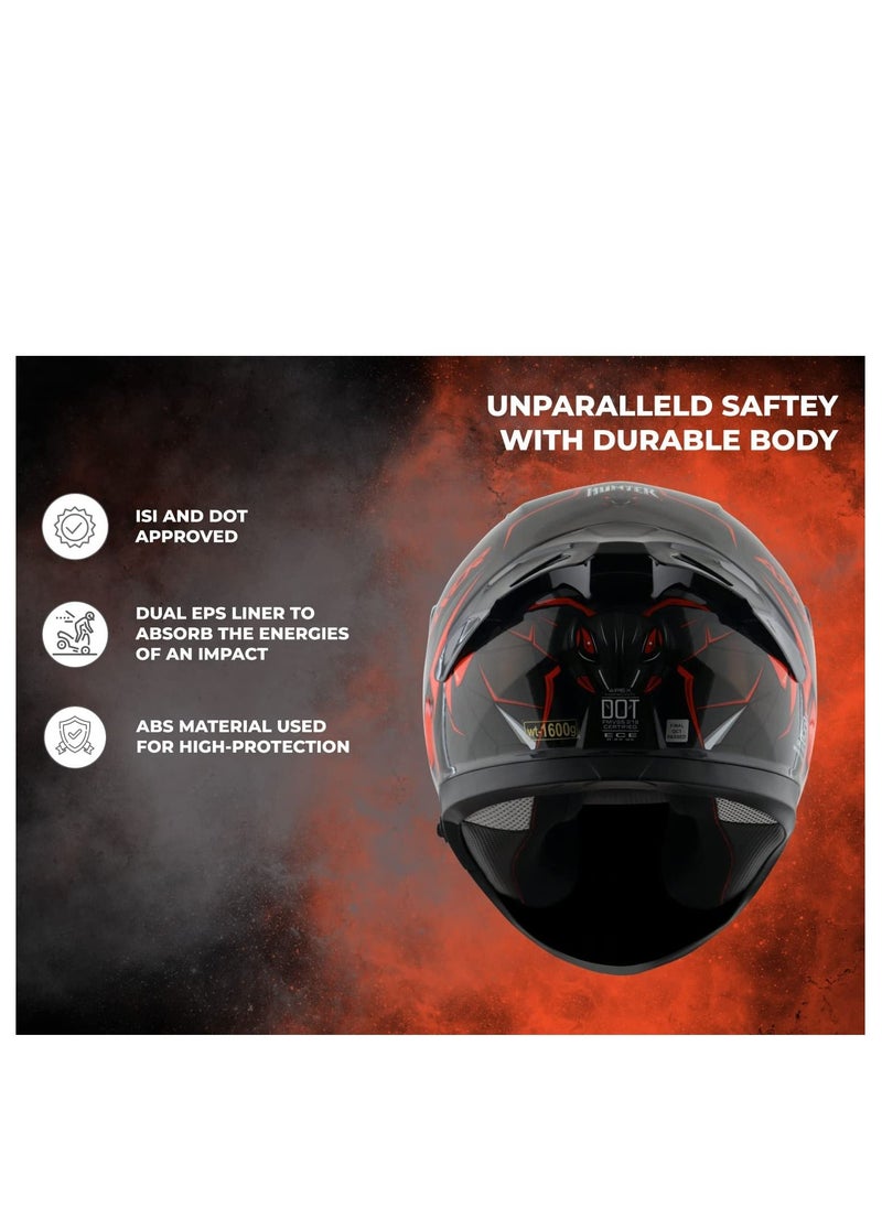 AXOR AXOR Helmets Apex Hunder Black Orange  - Image 4