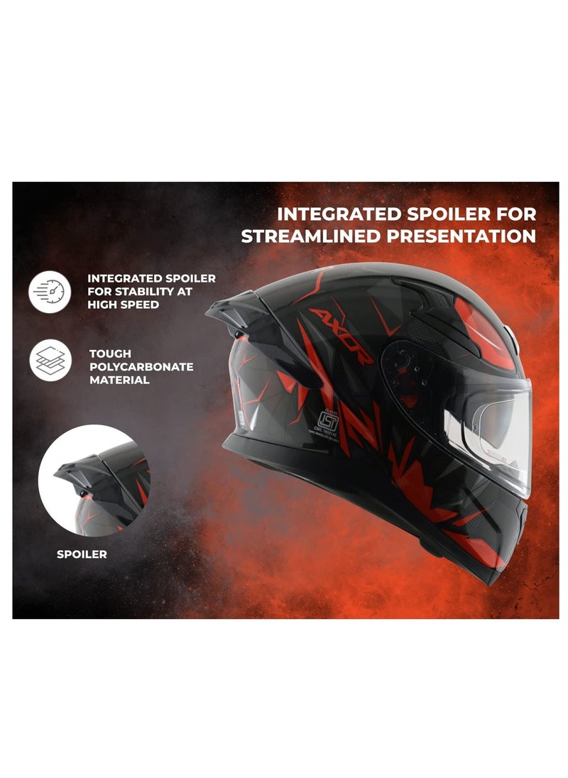 AXOR AXOR Helmets Apex Hunder Black Orange  - Image 5