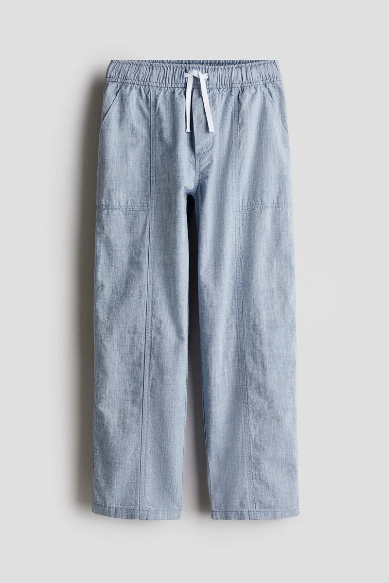 اتش اند ام بنطلون رياضي من البوبلين