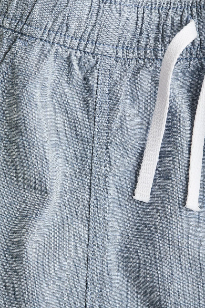 اتش اند ام بنطلون رياضي من البوبلين