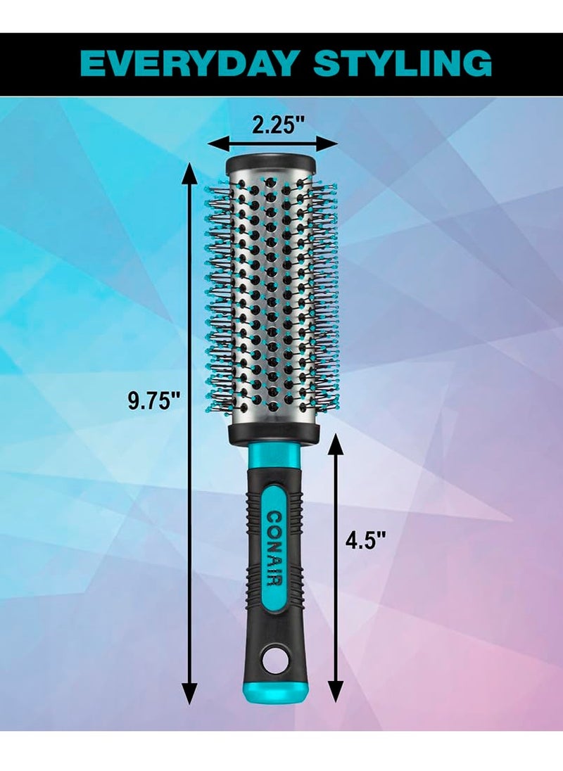 CONAIR - Conair Salon Results Round Hair Brush - Hair Brush Blow Dryer - Large Round Brush for Blow Out - Nylon Bristles - Ideal for longer hair lengths - Image 1
