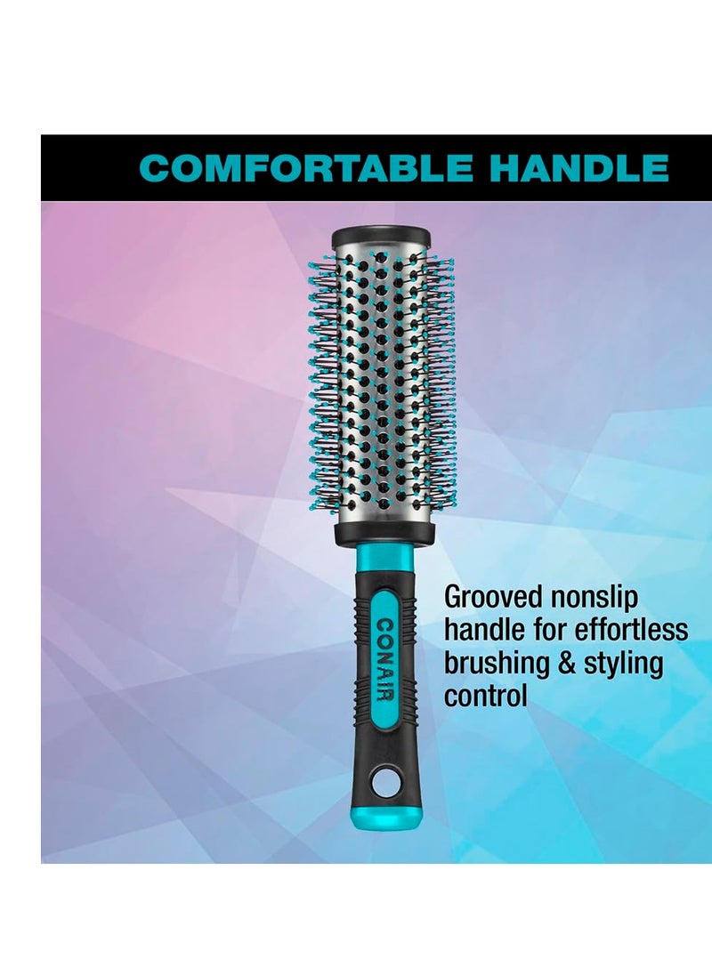 CONAIR - Conair Salon Results Round Hair Brush - Hair Brush Blow Dryer - Large Round Brush for Blow Out - Nylon Bristles - Ideal for longer hair lengths - Image 1