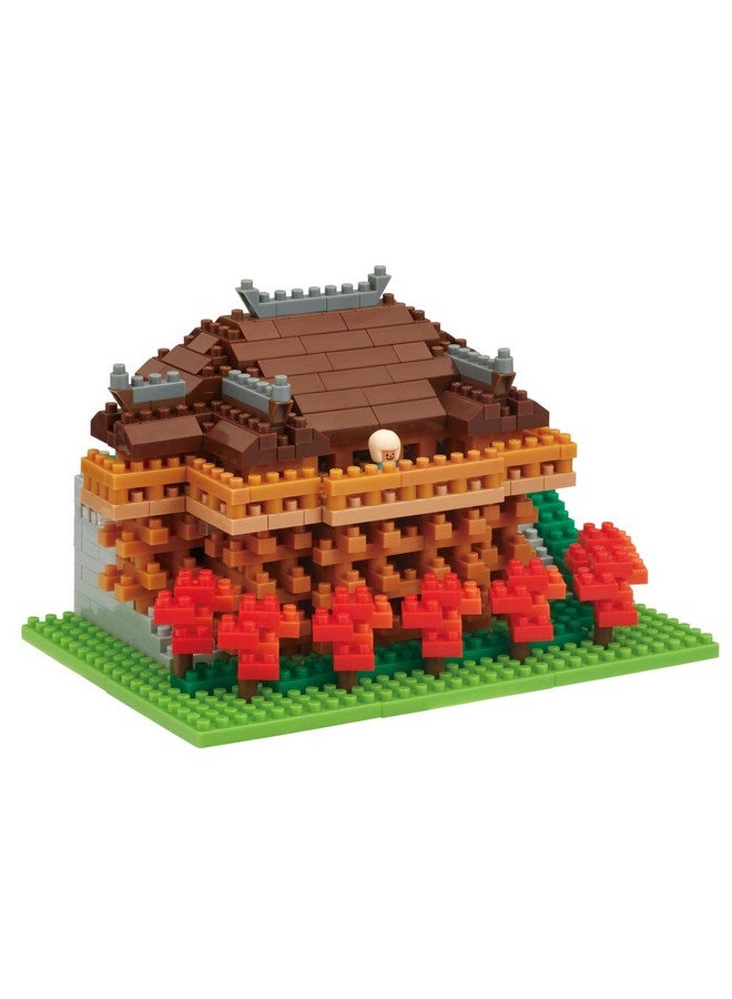 nanoblock - World Famous Buildings - Kiyomzu Temple, Sight to See Series Building Kit - Image 3