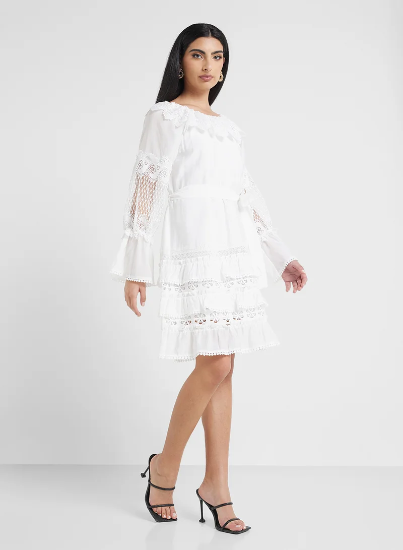 Jovonna London Mongal Dress-White